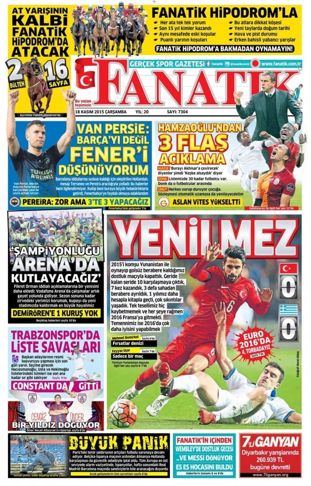 17 Kasım 2015 gazete manşetleri 30