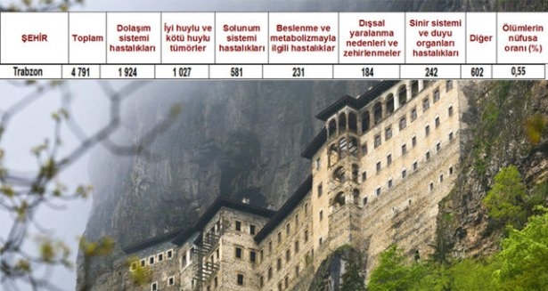 Ölüm oranlarının en yüksek olduğu iller 43