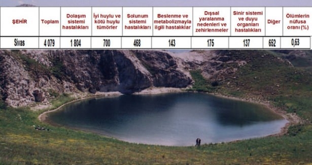 Ölüm oranlarının en yüksek olduğu iller 59