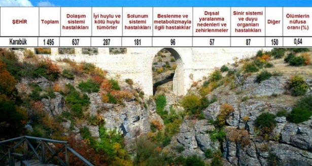 Ölüm oranlarının en yüksek olduğu iller 61