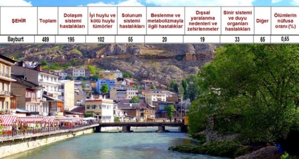 Ölüm oranlarının en yüksek olduğu iller 62