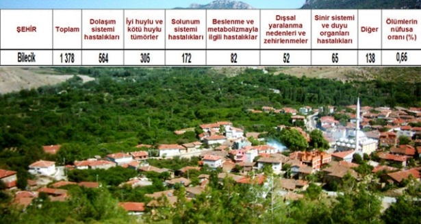 Ölüm oranlarının en yüksek olduğu iller 66