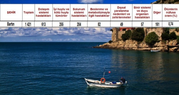 Ölüm oranlarının en yüksek olduğu iller 74