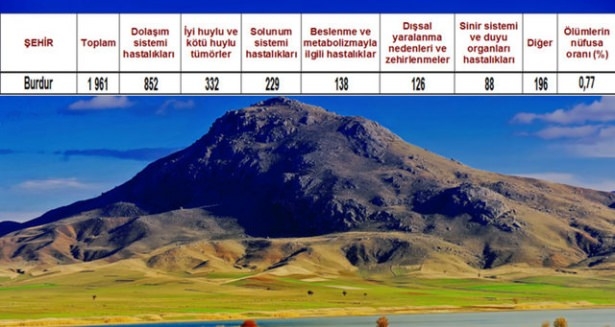 Ölüm oranlarının en yüksek olduğu iller 76