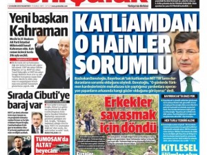 23 Kasım 2015 gazete manşetleri