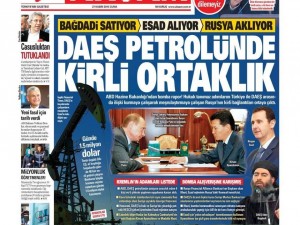 27 Kasım 2015 gazete manşetleri