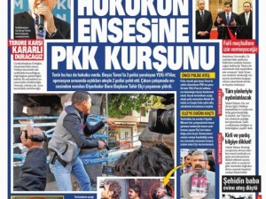 29 Kasım 2015 gazete manşetleri