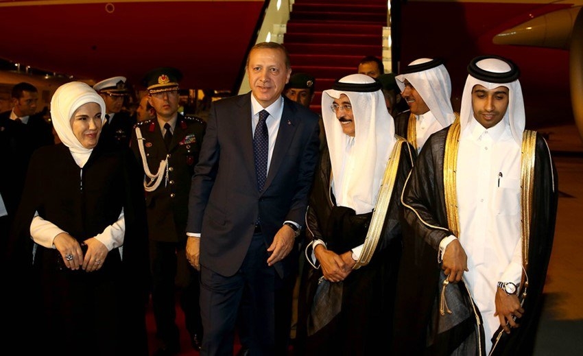 Cumhurbaşkanı Erdoğan, Katar’da 1