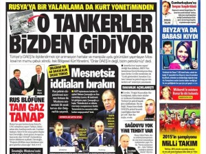 4 Aralık 2015 gazete manşetleri