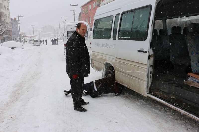 Türkiye'den kar manzaraları 104