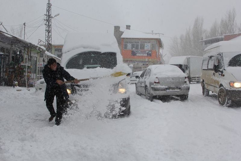 Türkiye'den kar manzaraları 136