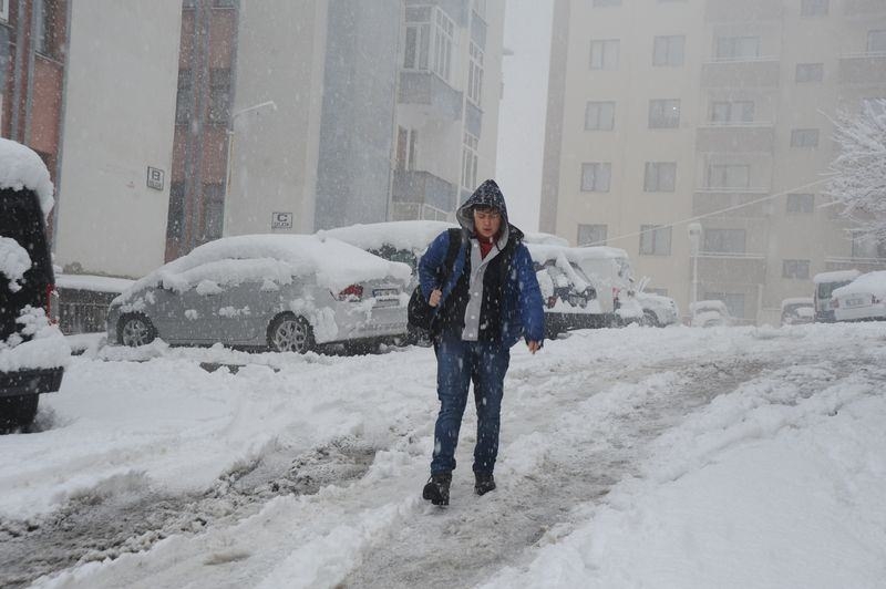 Türkiye'den kar manzaraları 36