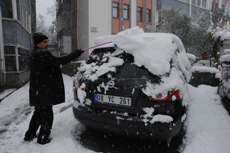 Türkiye'den kar manzaraları 37