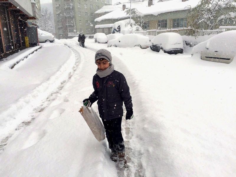 Türkiye'den kar manzaraları 52