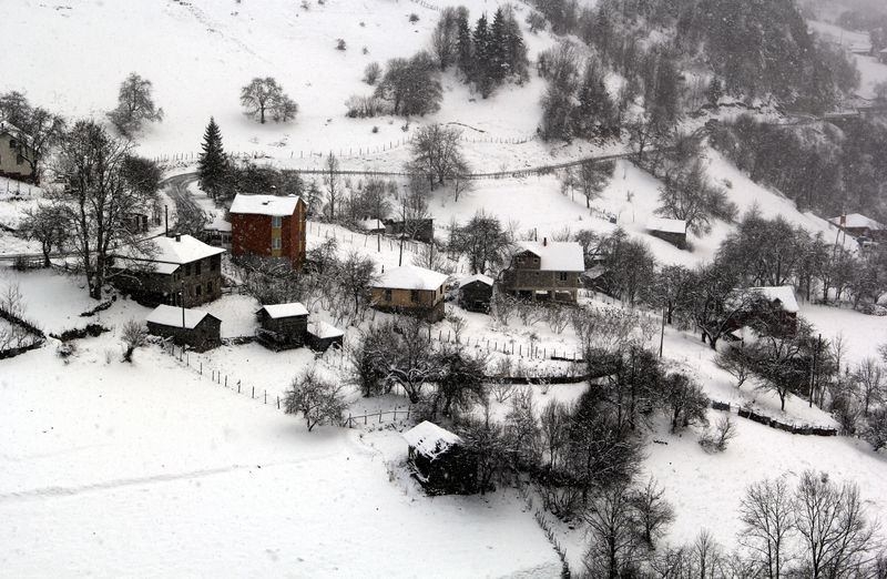 Türkiye'den kar manzaraları 74