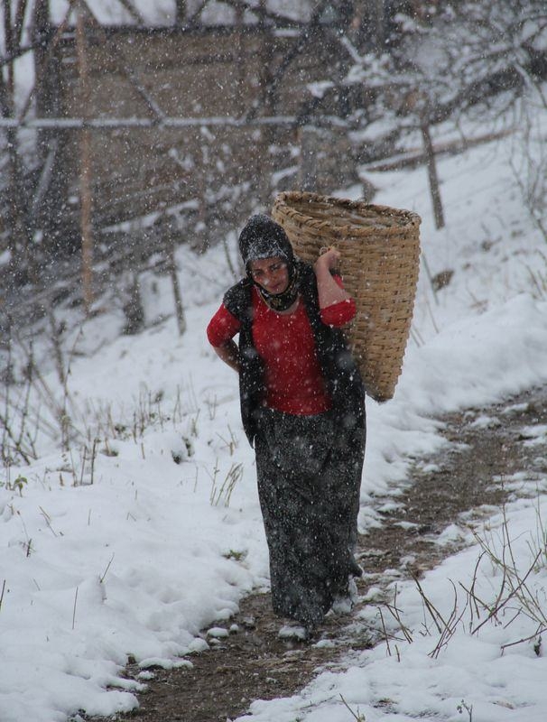 Türkiye'den kar manzaraları 78