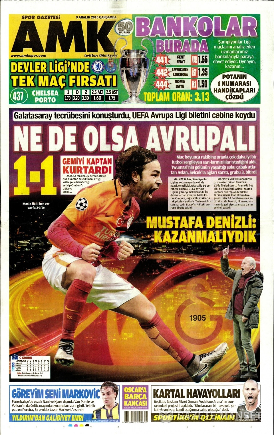 9 Aralık 2015 gazete manşetleri 29