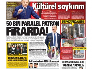 9 Aralık 2015 gazete manşetleri