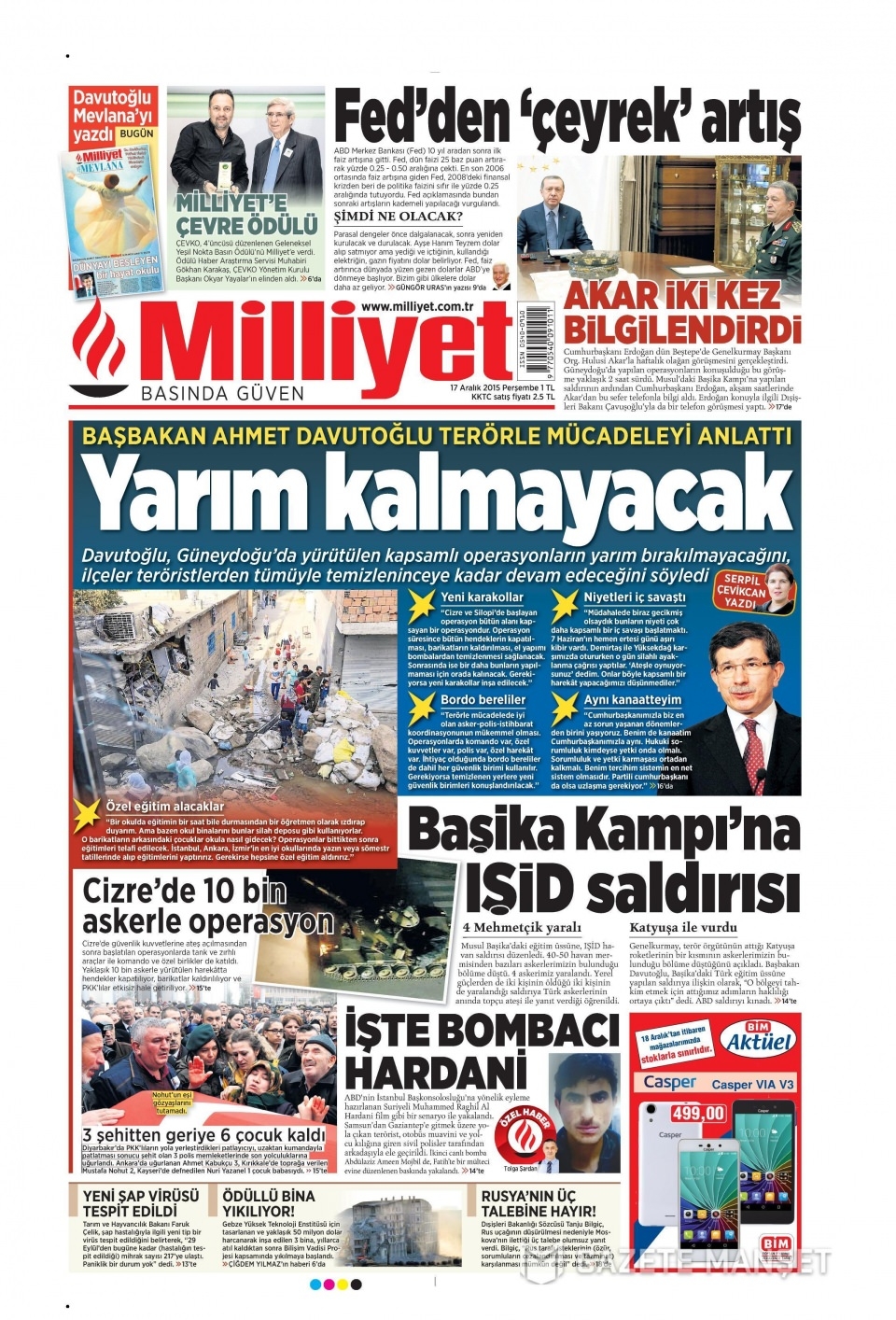 17 Aralık 2015 gazete manşetleri 10