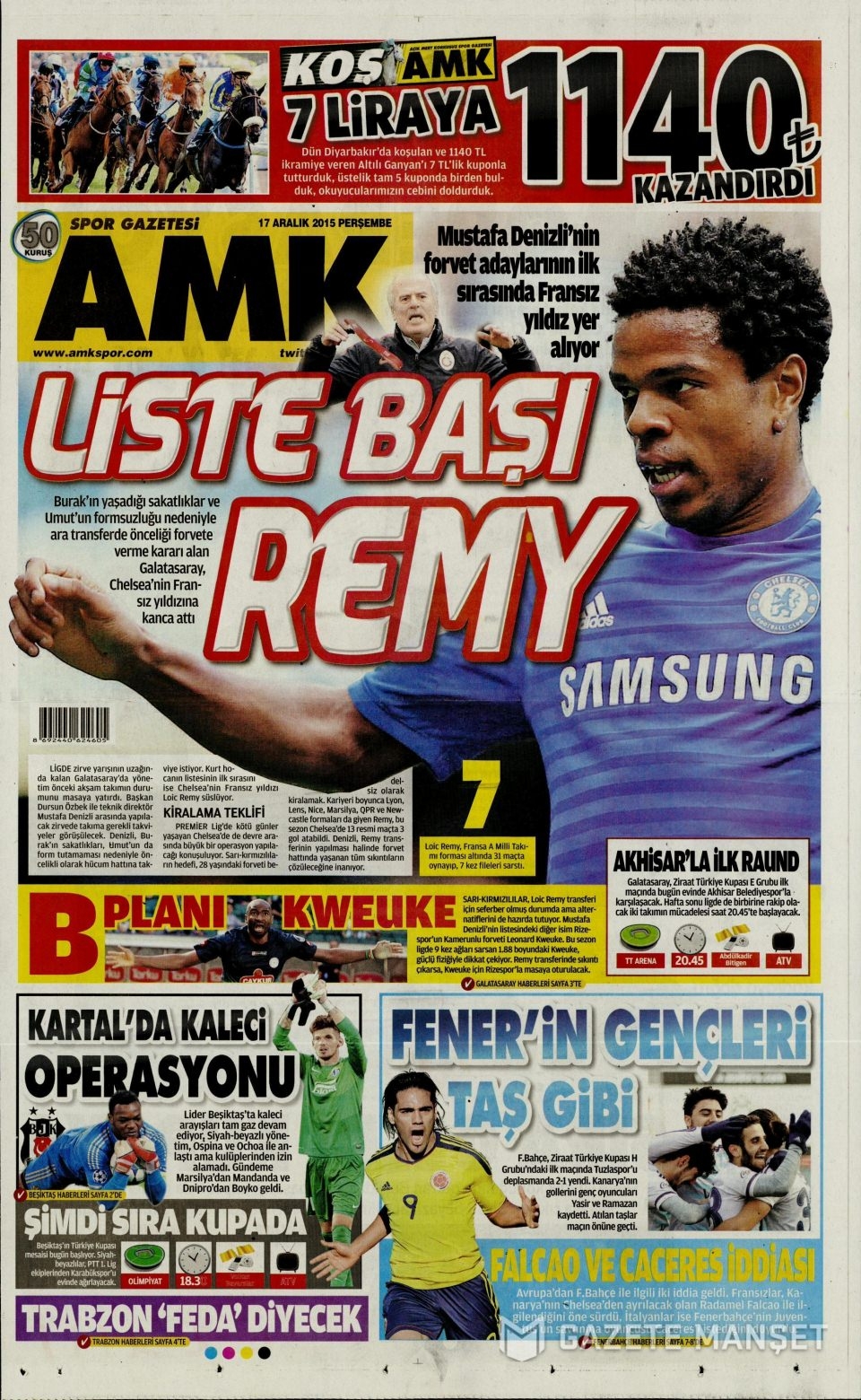 17 Aralık 2015 gazete manşetleri 31