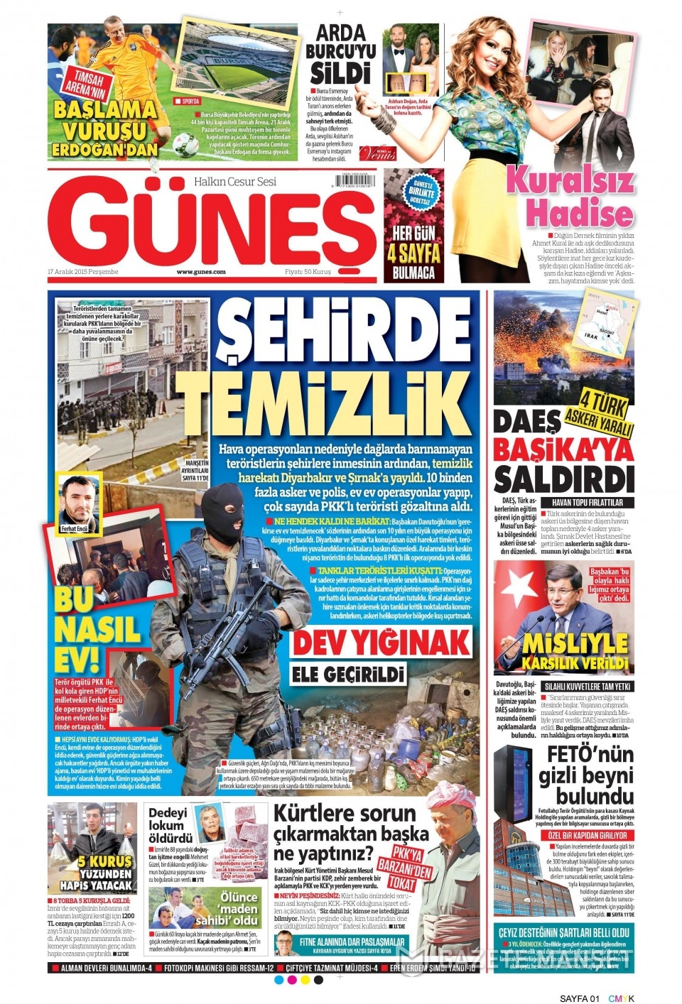 17 Aralık 2015 gazete manşetleri 4