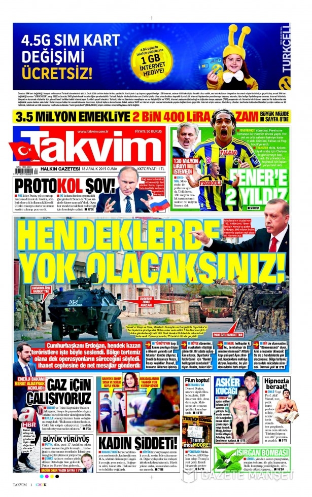 18 Aralık 2015 gazete manşetleri 21