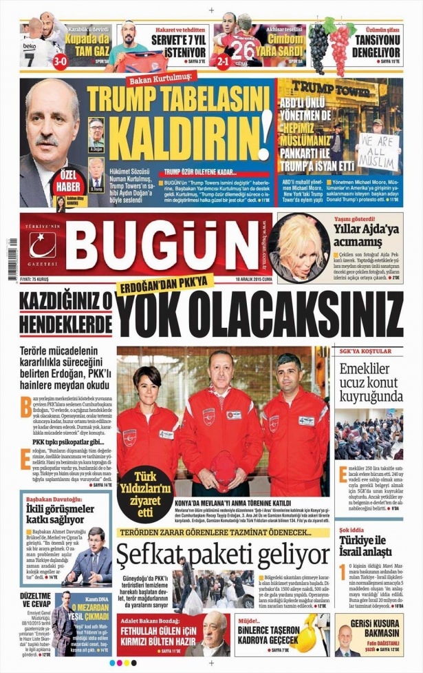 18 Aralık 2015 gazete manşetleri 4