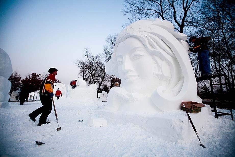 Çin'de Buz ve Kar Festivali 46