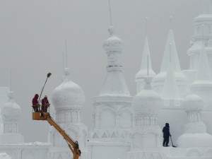 Çin'de Buz ve Kar Festivali