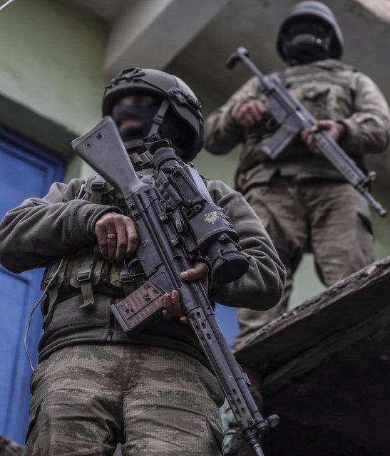 Teröristler son 100 metreye sıkıştı 105