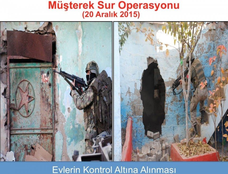 Teröristler son 100 metreye sıkıştı 23