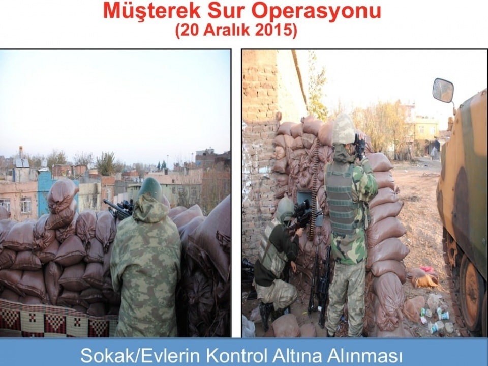 Teröristler son 100 metreye sıkıştı 37