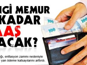 Hangi memur ne kadar maaş alacak?