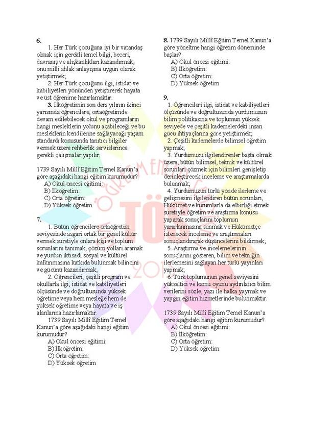 Müdür Yardımcılığı Sınavı Soru Bankası 1739 2