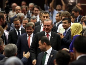 İki yol arkadaşı 'Erdoğan ve Davutoğlu'