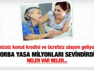 Torba Yasa milyonlarca kişiyi sevindiriyor!