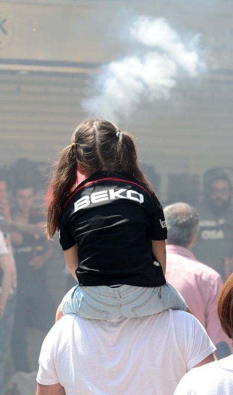 Beşiktaş taraftarı kutlamalara erken başladı 9