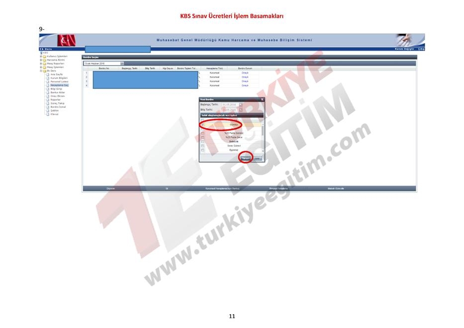 KBS Sınav Ücretleri İşlem Basamakları 11