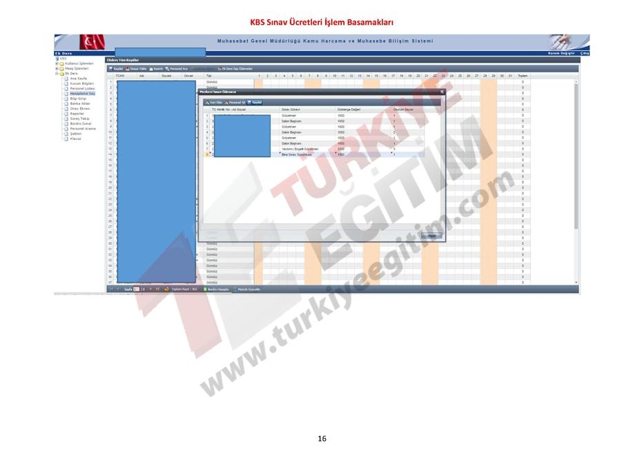 KBS Sınav Ücretleri İşlem Basamakları 16