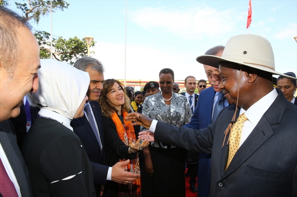 Cumhurbaşkanı Erdoğan Uganda'da 14