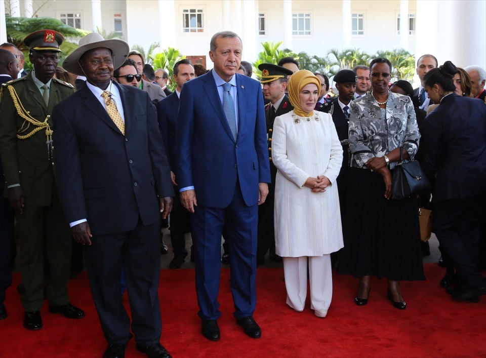 Cumhurbaşkanı Erdoğan Uganda'da 15