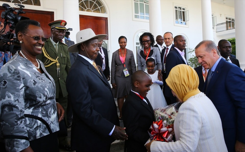 Cumhurbaşkanı Erdoğan Uganda'da 4