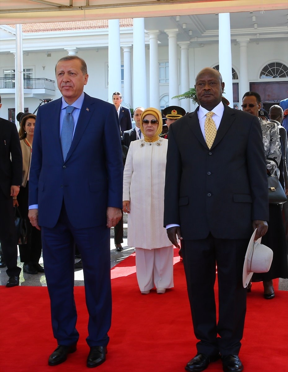 Cumhurbaşkanı Erdoğan Uganda'da 7