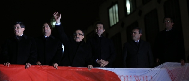 Brüksel'de binlerce kişi Erdoğan için toplandı 19