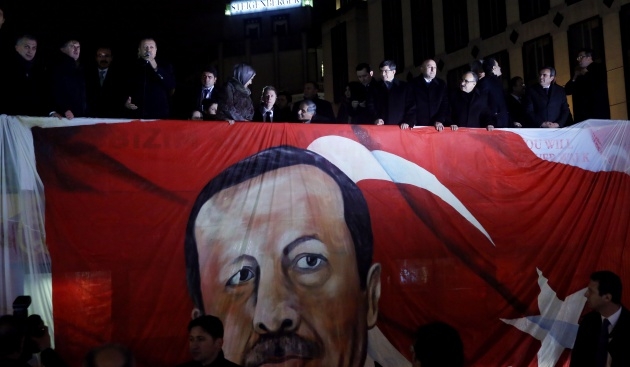 Brüksel'de binlerce kişi Erdoğan için toplandı 34