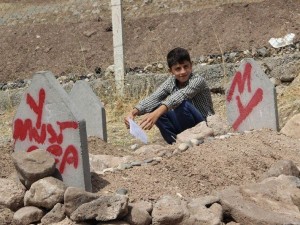 Katliam köyünde acı tablo