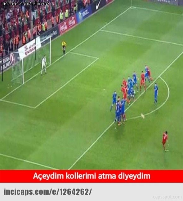 Türkiye-İspanya maçı capsleri! 1