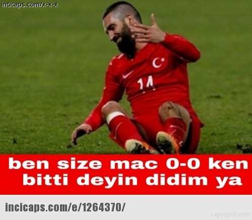 Türkiye-İspanya maçı capsleri! 24