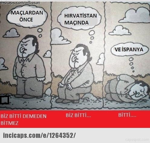 Türkiye-İspanya maçı capsleri! 7