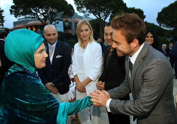 Erdoğan sanatçı ve sporcuları ağırladı 10